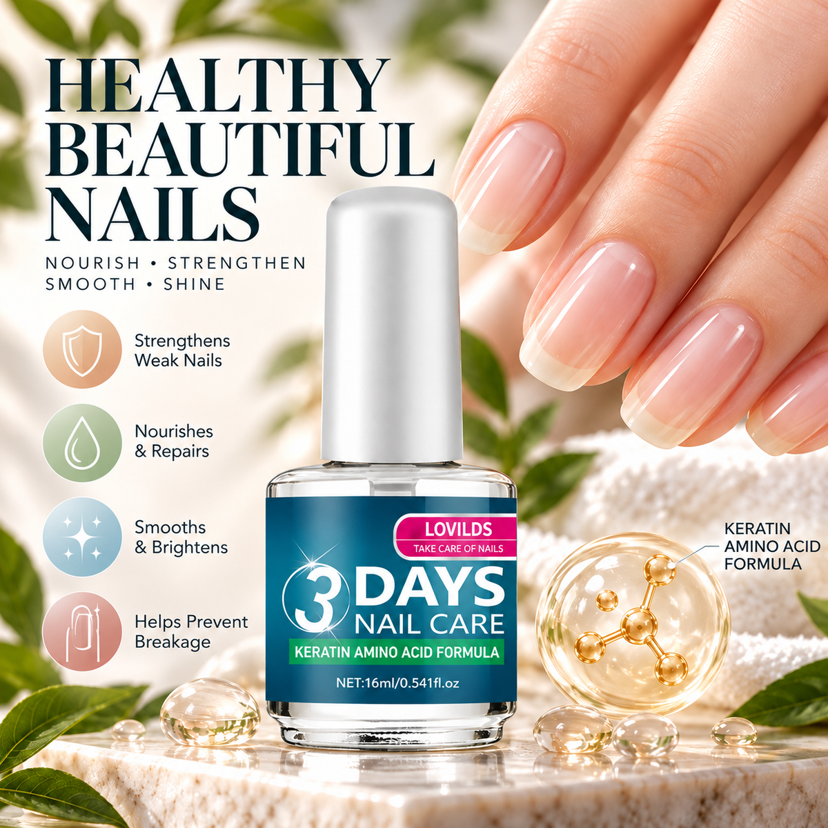💖LAST DAY - BUY 1 GET 1 FREE!! 3 Days Nail Care Formula