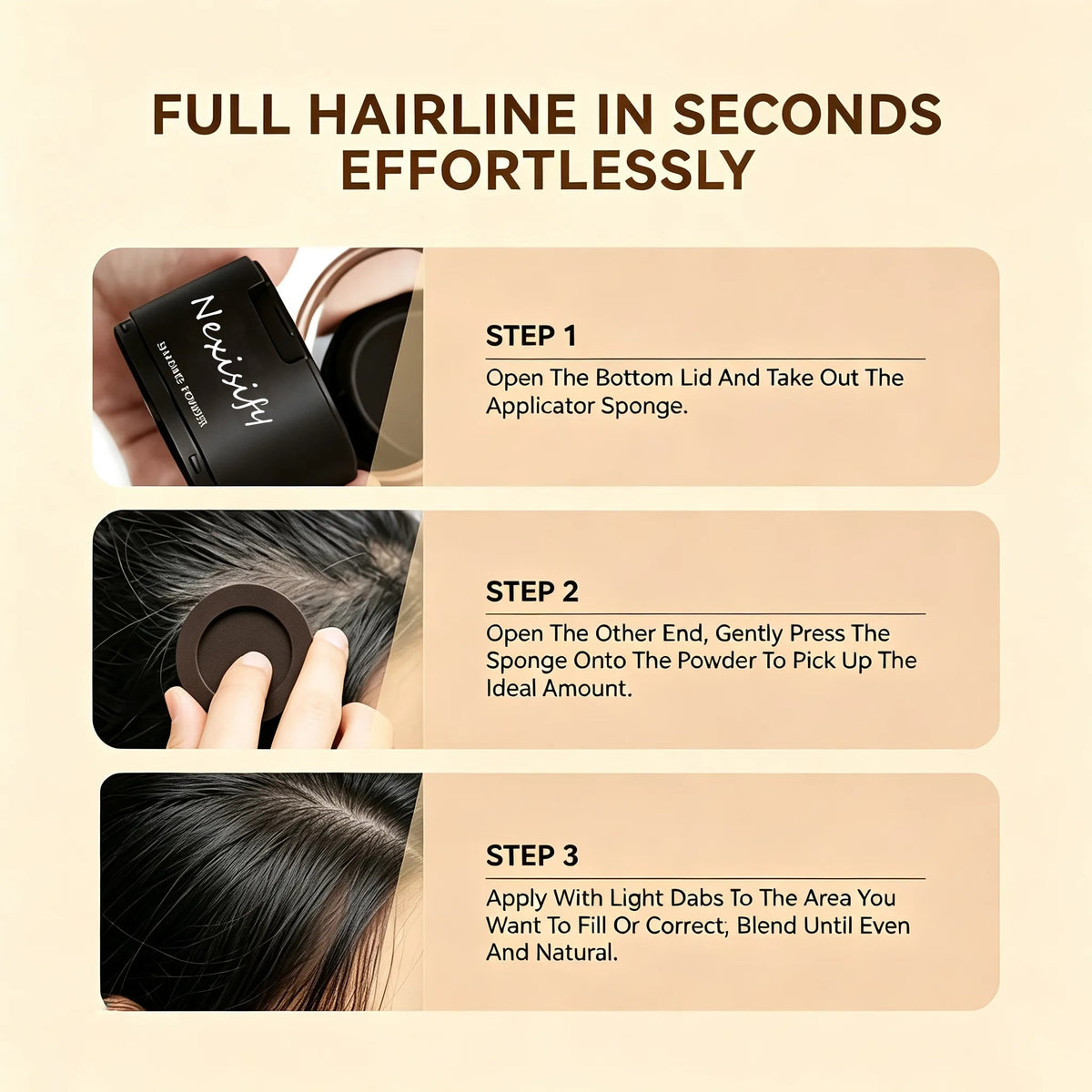 Hairline Shadow Powder -Instant Root Touch-Up & Scalp Concealer