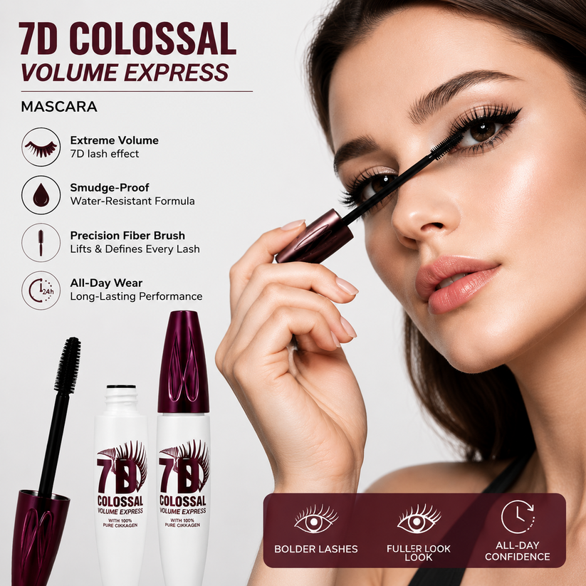 💖LAST DAY - BUY 1 GET 1 FREE!!💕 –  HZA® Colossal Volume & 24H Waterproof Mascara 🌊