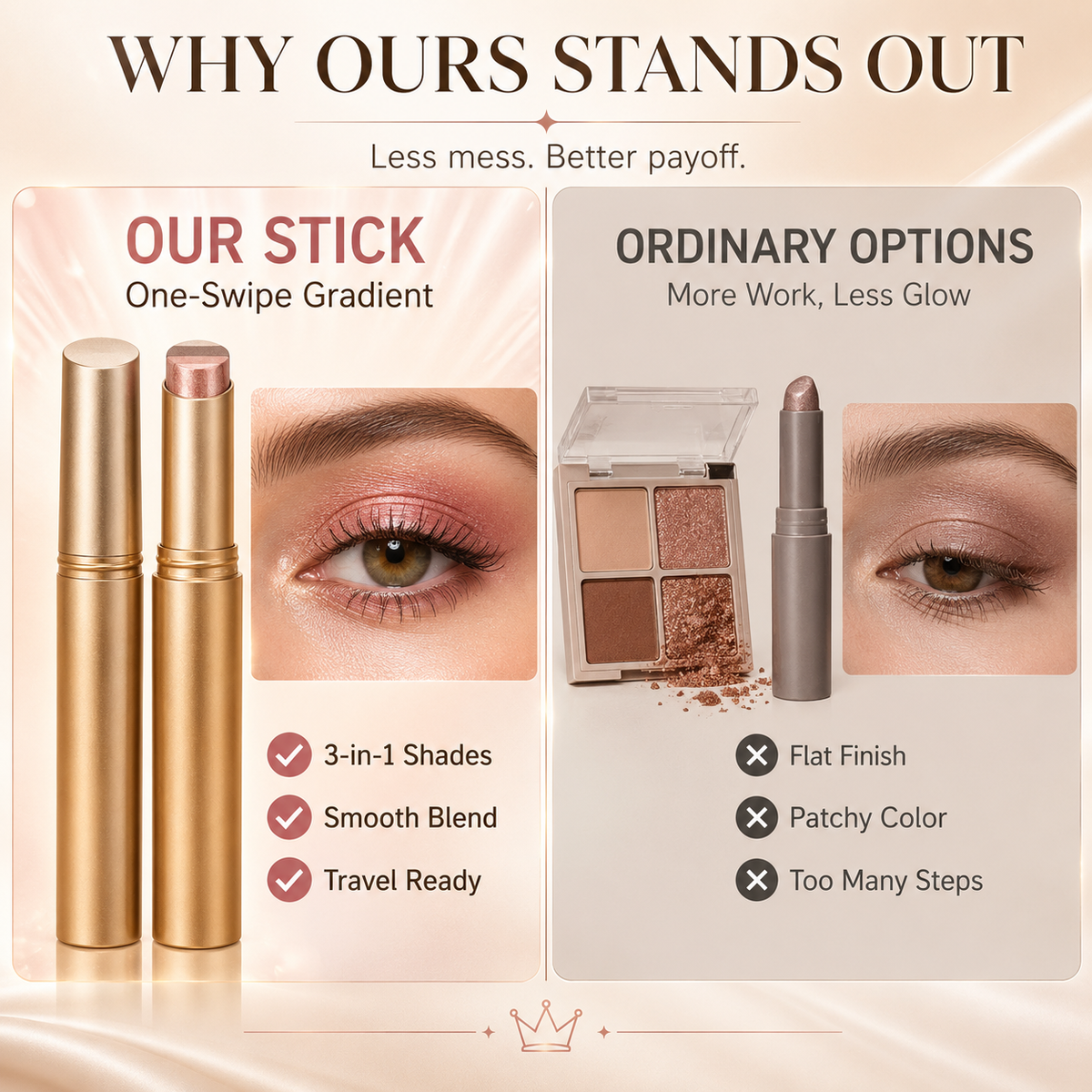 💖LAST DAY - BUY 1 GET 1 FREE!!💕 HZA® Tri-Color Gradient Eyeshadow Stick