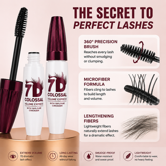 💖LAST DAY - BUY 1 GET 1 FREE!!💕 –  HZA® Colossal Volume & 24H Waterproof Mascara 🌊