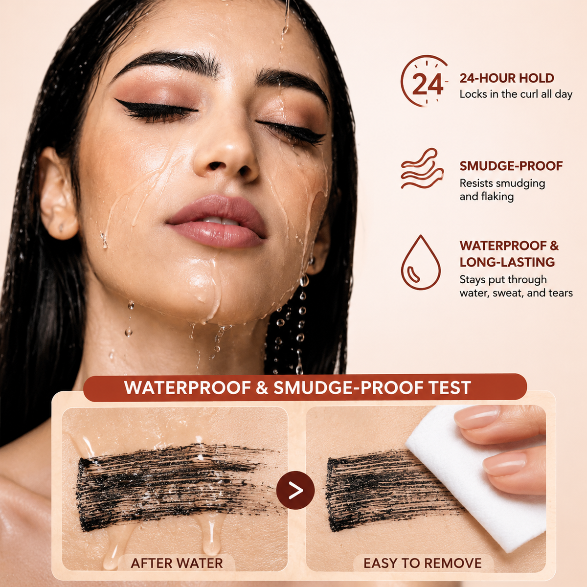 💖LAST DAY - BUY 1 GET 1 FREE!!💕 –  HZA® Colossal Volume & 24H Waterproof Mascara 🌊