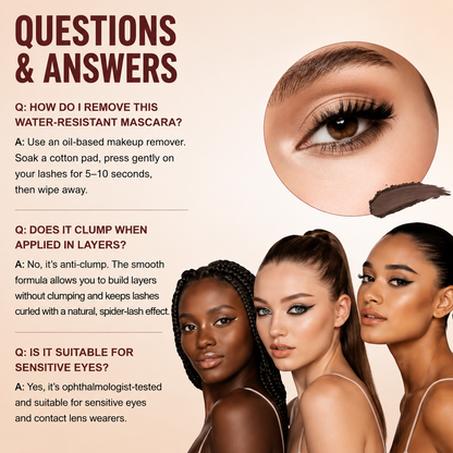 💖LAST DAY - BUY 1 GET 1 FREE!!💕 –  HZA® Colossal Volume & 24H Waterproof Mascara 🌊