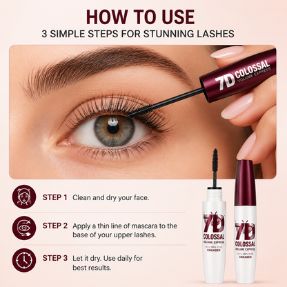 💖LAST DAY - BUY 1 GET 1 FREE!!💕 –  HZA® Colossal Volume & 24H Waterproof Mascara 🌊