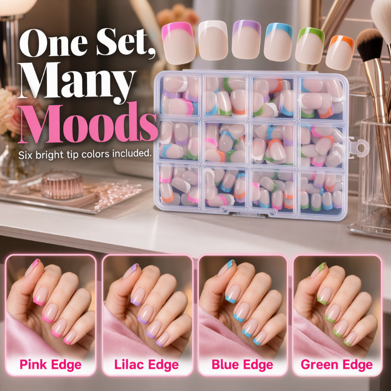 🥳 2026 HOT SALE 🥳 💕 50K+ SOLD! 💅 ✨ Color Pop Press-On Nails