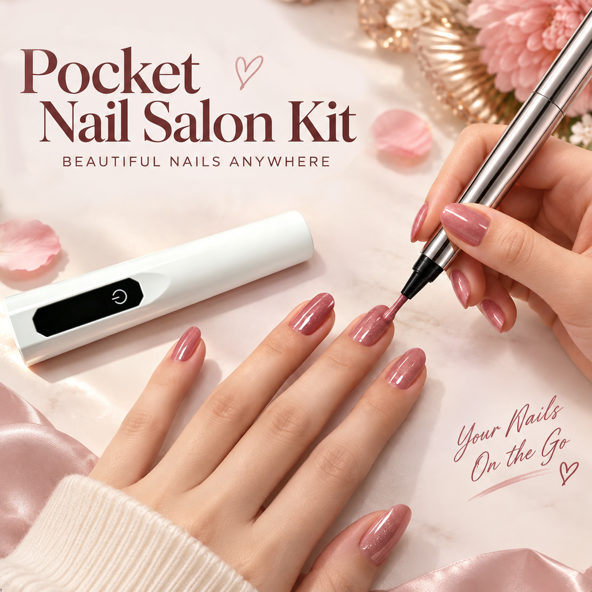 💖LAST DAY - BUY 1 GET 1 FREE!! Pocket Nail Salon Kit