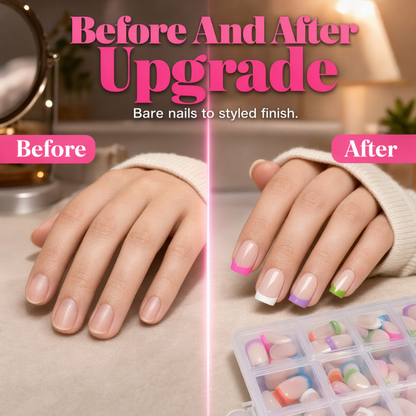 🥳 2026 HOT SALE 🥳 💕 50K+ SOLD! 💅 ✨ Color Pop Press-On Nails