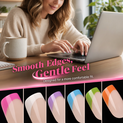 🥳 2026 HOT SALE 🥳 💕 50K+ SOLD! 💅 ✨ Color Pop Press-On Nails