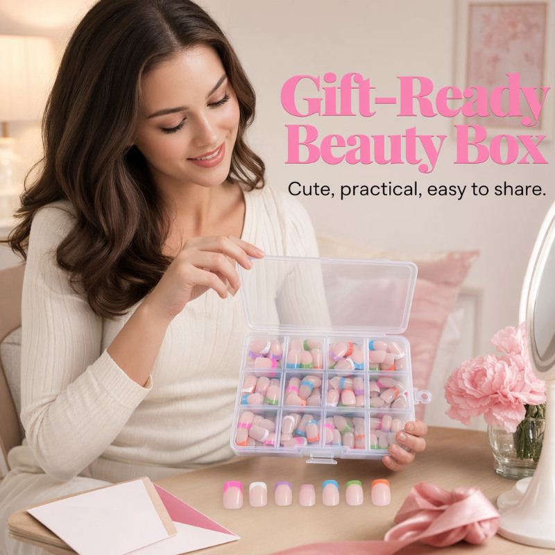 🥳 2026 HOT SALE 🥳 💕 50K+ SOLD! 💅 ✨ Color Pop Press-On Nails