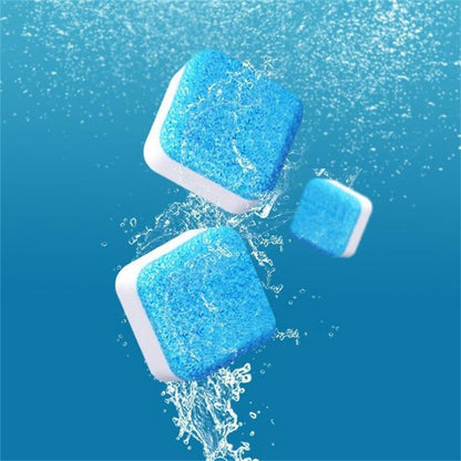 Washing Machine Cleaner Descaler 12 Pack - Deep Cleaning Tablets For HE Front Loader & Top Load Washer, Septic Safe Eco-Friendly Deodorizer, Clean Inside Drum and Laundry Tub Seal - 12 Month Supply