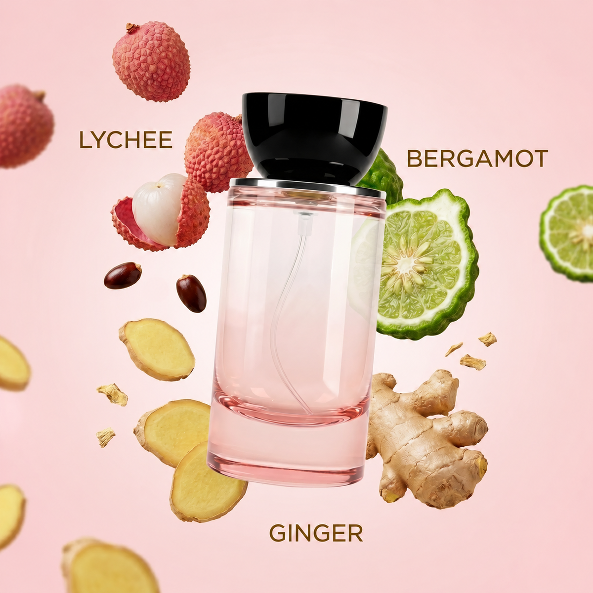 Rose & Lychee Romantic Date-Night Perfume,Long Lasting Luxury Fragrance