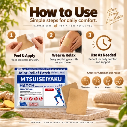 8-Hour Warming Joint Relief Patches