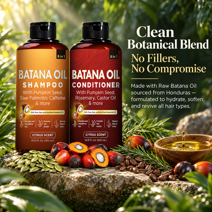 Batana Oil Shampoo & Conditioner Set