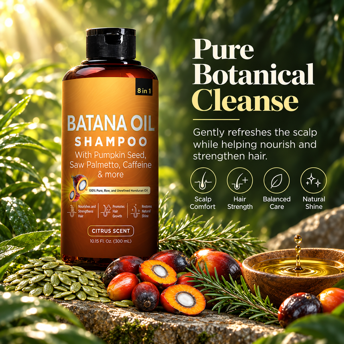 Batana Oil Shampoo & Conditioner Set