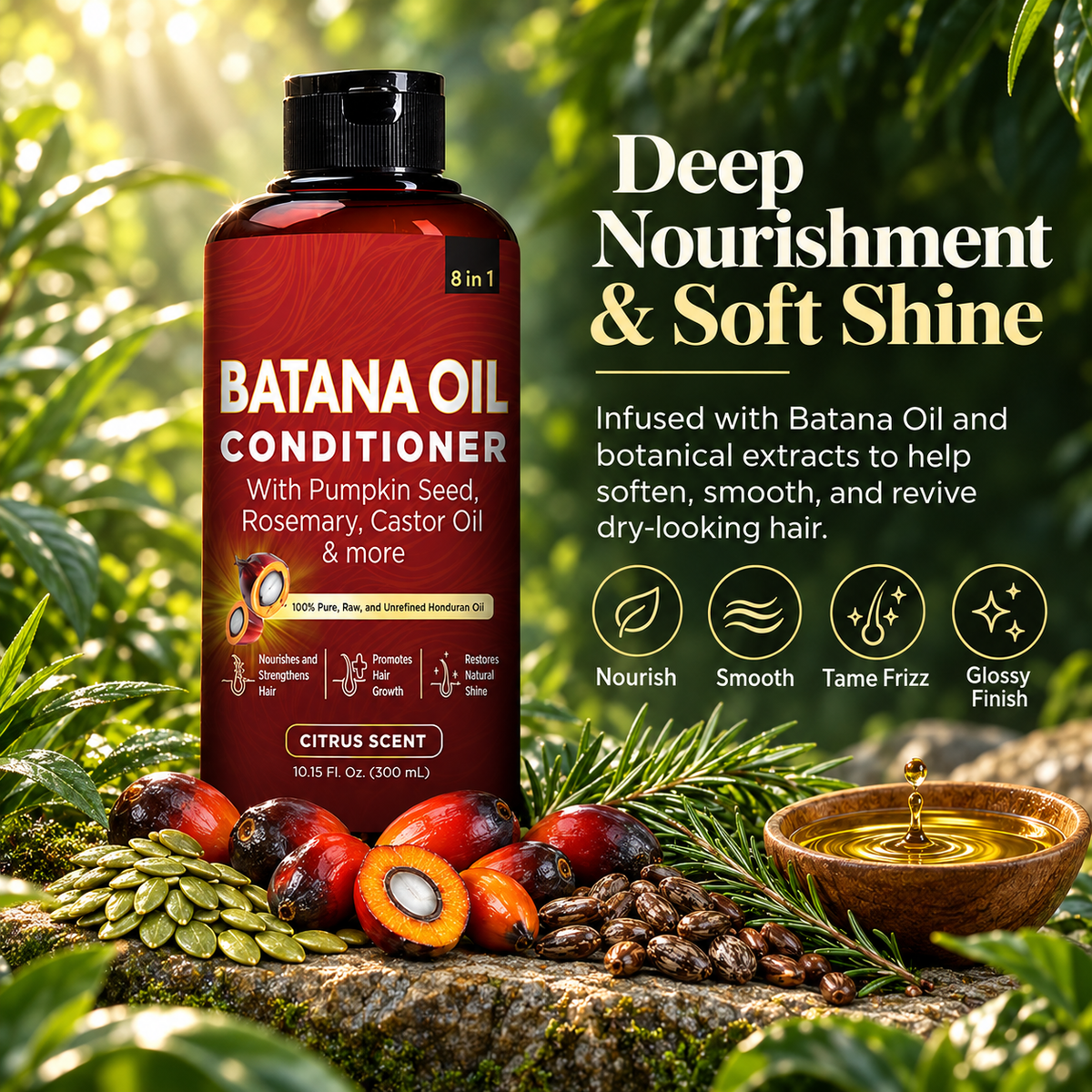 Batana Oil Shampoo & Conditioner Set