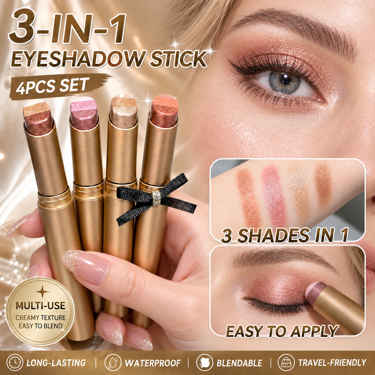 3-in-1 Gradient Eyeshadow Stick Set