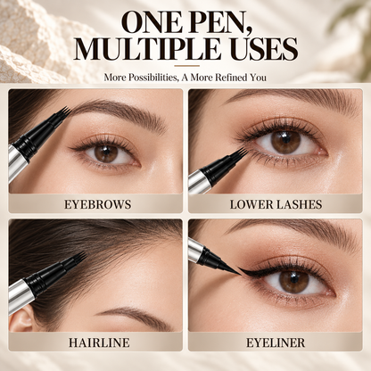 4-Prong Dual-Ended Eyebrow Pen