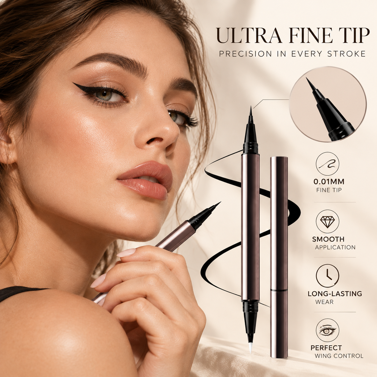2-in-1 Precision Eyeliner & Corrector Pen