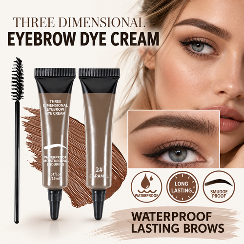 3D Waterproof Eyebrow Dye Cream | Long-Lasting Brow Tint in 6 Shades