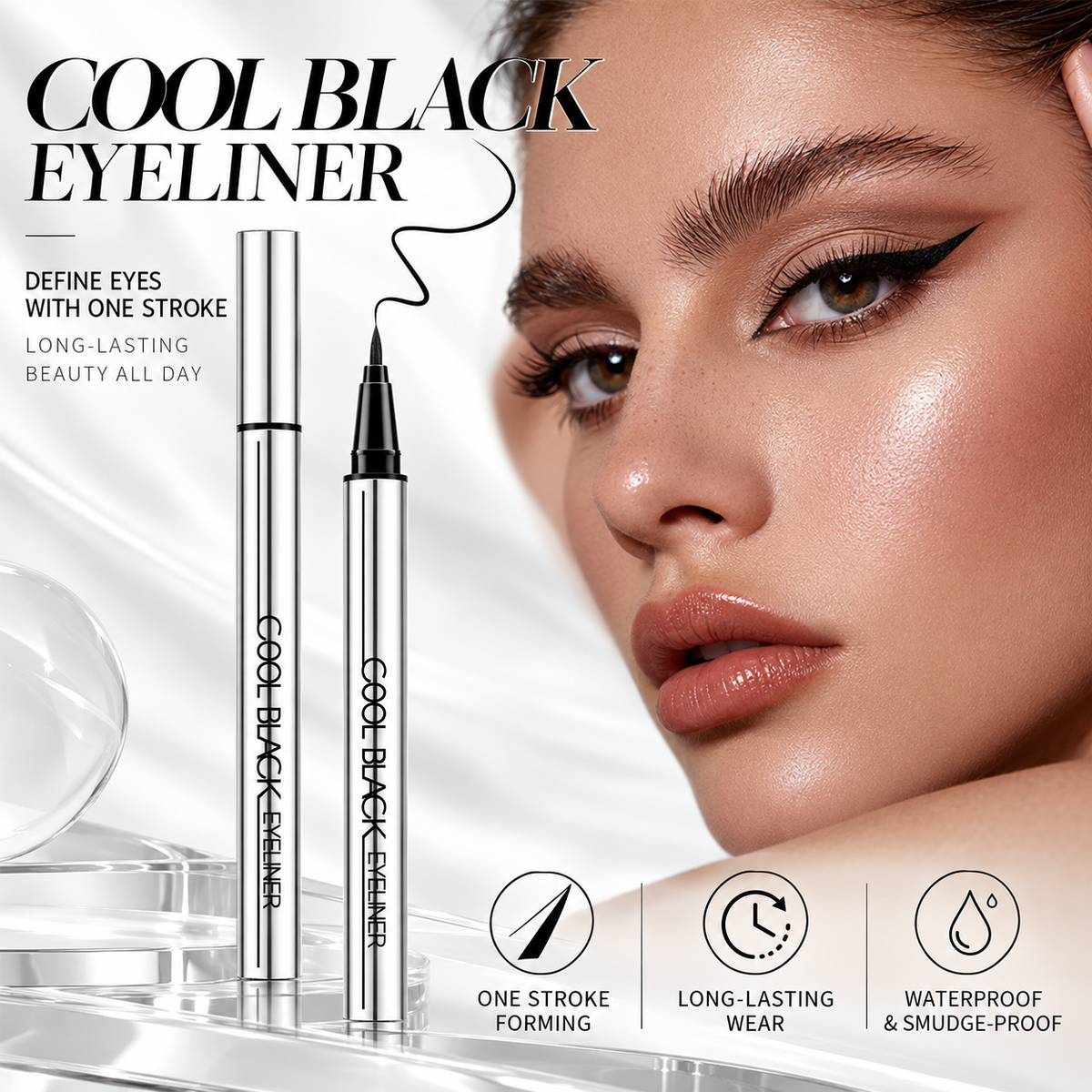 Waterproof Quick-Dry Precision Eyeliner Pen
