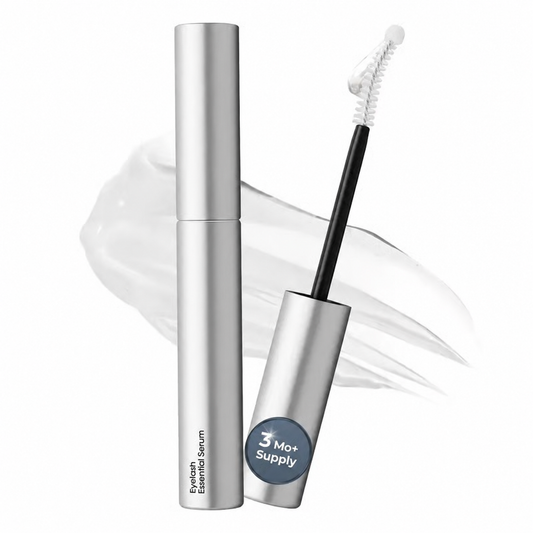 Essential Eyelash Growth Serum, Jumbo Size 0.5fl.oz - Safe & Gentle Lashes Care, Fuller, Thicker in 2 Weeks, Non-Prostaglandin, Hormone-free
