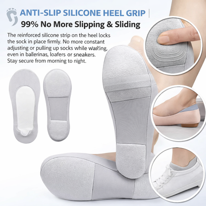 ✨Cushioned No-Show Socks – Soft Invisible Socks for All-Day Foot Relief