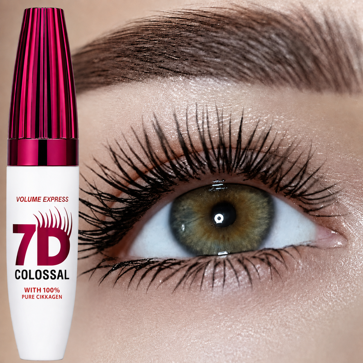 7D Waterproof Long Lasting Volume Mascara