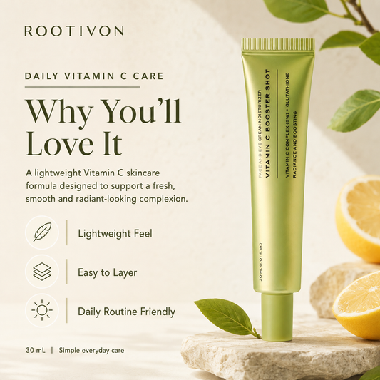 Vitamin C Booster Shot Radiance Serum with Niacinamide & Glutathione, 30ml