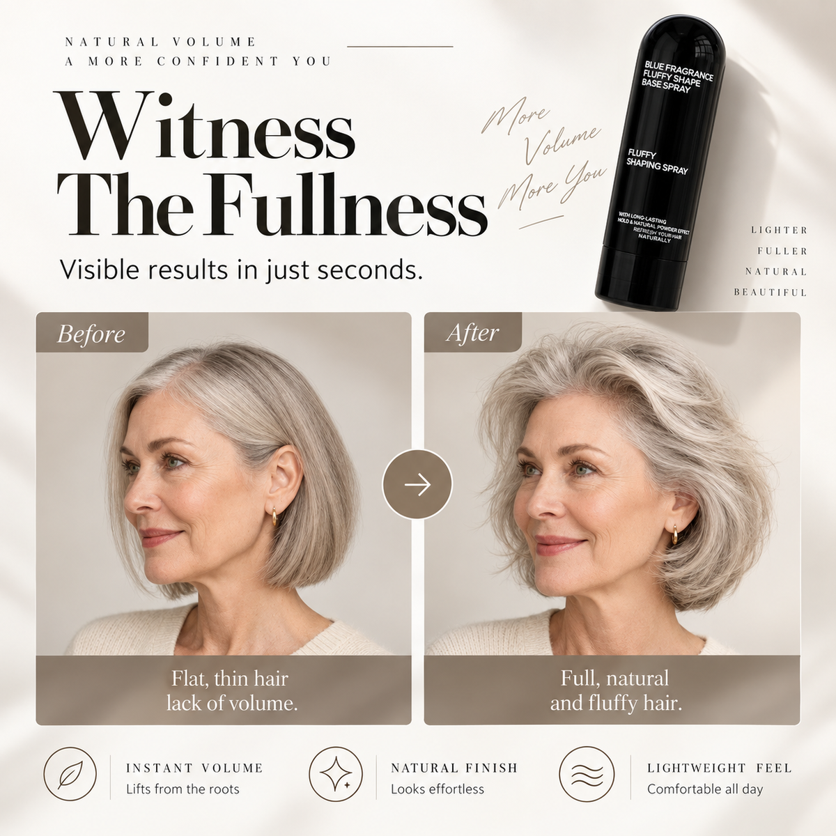 Peach-Scented Volumizing & Setting Spray