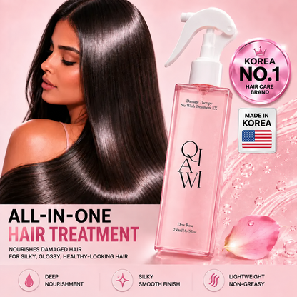 Rose Repair Leave-in Hair Spray—exuding the fragrance of rose and musk.