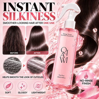 Rose Repair Leave-in Hair Spray—exuding the fragrance of rose and musk.