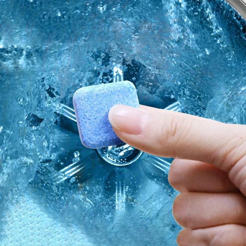 Washing Machine Cleaner Descaler 12 Pack - Deep Cleaning Tablets For HE Front Loader & Top Load Washer, Septic Safe Eco-Friendly Deodorizer, Clean Inside Drum and Laundry Tub Seal - 12 Month Supply